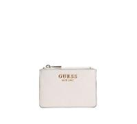 GUESS Porte-Cartes Ella Logo SLG Credit Card Case Stone Logo écru