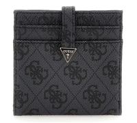 GUESS Porte-cartes gris foncé noir pour femme - Eco Erica Tab Card Case Coal Logo 288145