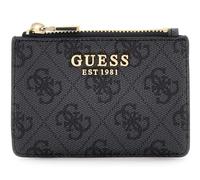 GUESS Porte-Cartes Laurel II SLG Card Case Coal Logo Gris foncé