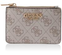 GUESS Porte-Cartes Laurel II SLG Card Case Dark Taupe Logo