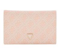 GUESS Porte-cartes rose saumon pour femme Noreen Card Holder Dusty Rose Logo 269963