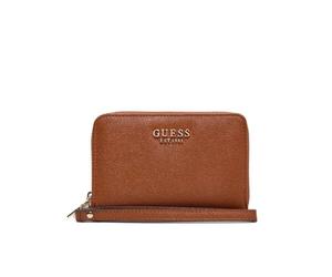 GUESS Porte-Monnaie Amorette SLG Double Zip Wallet Cognac Brun