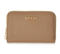GUESS Porte-Monnaie Amorette SLG Zip Around Wallet Beige Marron Clair