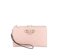 GUESS Porte-Monnaie Anise SLG Double Zip Organizer Light Rose Logo