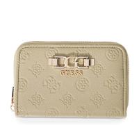 GUESS Porte-Monnaie Anise SLG Zip Around Wallet Sage Logo Kaki