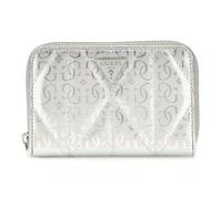 GUESS Aldina SLG Medium Zip Around Wallet Silver