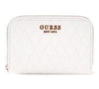GUESS porte-monnaie Betula SLG Medium Zip Around Wallet White