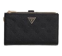 GUESS Porte-Monnaie Blake SLG Double Zip Organizer Black Logo Noir