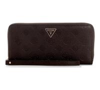 GUESS Porte-Monnaie Blake SLG Zip Around Wallet Brown Logo Marron foncé