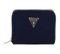 GUESS Porte-monnaie bleu foncé pour femme Eco Gemma SLG Small Zip Around Wallet Navy 272790