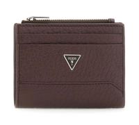 GUESS Porte-monnaie brun foncé pour homme - Torino Bifold Top Zip Wallet Dark Brown 325771