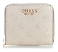 GUESS Porte-Monnaie Carmella SLG Small Zip Around Wallet Bone Logo écru