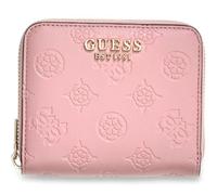 GUESS Porte-Monnaie Carmella SLG Small Zip Around Wallet Light Pink Logo Rose