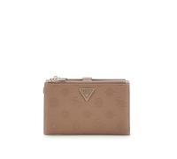 GUESS porte-monnaie Cresidia II SLG Double Zip Organizer Dark Taupe Logo