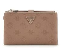 GUESS Porte-Monnaie Cresidia II SLG Double Zip Organizer Dark Taupe Logo
