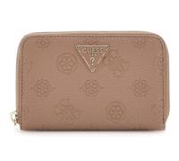 GUESS Porte-monnaie taupe pour femme - Cresidia II SLG Zip Around Wallet M Dark Taupe Logo 326506