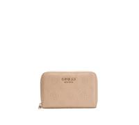 GUESS Porte-Monnaie Ella Logo SLG Zip Around Beige Logo Taupe