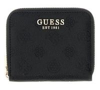 GUESS Porte-Monnaie Ella Logo SLG Zip Around Black Logo Noir