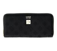 GUESS Porte-Monnaie Ella Logo SLG Zip Around Black Logo Noir
