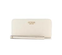 GUESS Porte-Monnaie Ella Logo SLG Zip Around Stone Logo écru