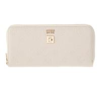 GUESS Porte-Monnaie Ella Logo SLG Zip Around Stone Logo écru