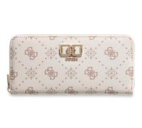 GUESS Porte-Monnaie Emelie Logo SLG Zip Around Wallet Vanilla Logo écru