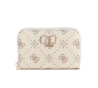 GUESS Porte-Monnaie Emelie Logo SLG Zip Around Wallet Vanilla Logo écru