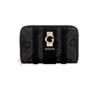 Guess Porte-Monnaie Erenia Zip Around Wallet Coal Logo Gris foncé