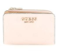 GUESS Porte-Monnaie étui pour Carte de crédit Phoebe SLG Zip Around Card Case Rose Water Logo