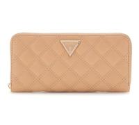GUESS Porte-Monnaie Giully II SLG Zip Around Wallet Beige Marron Clair