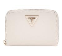 GUESS Porte-monnaie gris clair pour femme - Laurel SLG Medium Zip Around Wallet Bone 290490