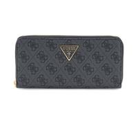 GUESS Porte-monnaie gris foncé noir pour femme - Laurel II SLG Large Zip Around Wallet L Coal Logo 314443