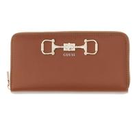 GUESS Porte-Monnaie Janie SLG Zip Around Wallet Cognac Brun