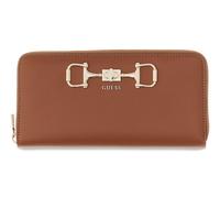 GUESS porte-monnaie Janie SLG Zip Around Wallet L Cognac