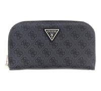 GUESS Porte-Monnaie Latona Zip Around Organizer Coal Logo Gris foncé