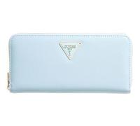 GUESS Porte-Monnaie Laurel II Large Zip Around Wallet Aqua Bleu Clair