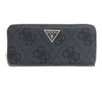 GUESS Porte-Monnaie Laurel II Large Zip Around Wallet Coal Logo Gris foncé