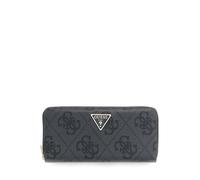 GUESS Porte-Monnaie Laurel II Large Zip Around Wallet Coal Logo Gris foncé