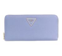 GUESS Porte-Monnaie Laurel II Large Zip Around Wallet Grey Blue Bleu Gris