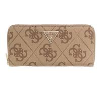 GUESS Porte-Monnaie Laurel II Large Zip Around Wallet Latte Logo/Brown Brun