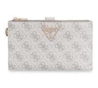 GUESS Porte-Monnaie Laurel II SLG Double Zip Organizer Dark Taupe Logo