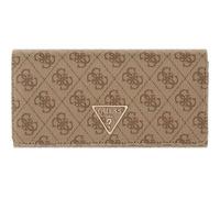 GUESS Porte-Monnaie Laurel II SLG Flap Organizer Latte Logo Marron Clair