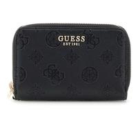 GUESS Porte-Monnaie Laurel II SLG Medium Double Zip Wallet Black Logo Noir