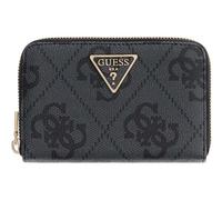 GUESS Porte-Monnaie Laurel II SLG Medium Zip Around Wallet Coal Logo Gris foncé
