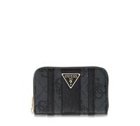 GUESS Porte-Monnaie Laurel II SLG Zip Around Wallet Coal Logo Gris foncé