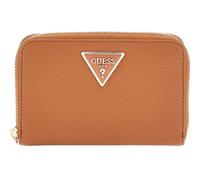 GUESS porte-monnaie Laurel SLG Medium Zip Around Wallet Cognac
