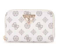 GUESS porte-monnaie Laurel Zip Around Wallet M White Logo