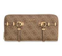 GUESS porte-monnaie Leona Logo SLG Zip Around Wallet L Latte Logo