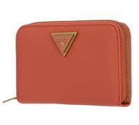 GUESS Porte-monnaie M orange en cuir pour femme Cosette Zip Around Wallet 260907