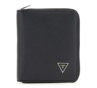 GUESS Porte-Monnaie Milano Zip Around Wallet Black Noir